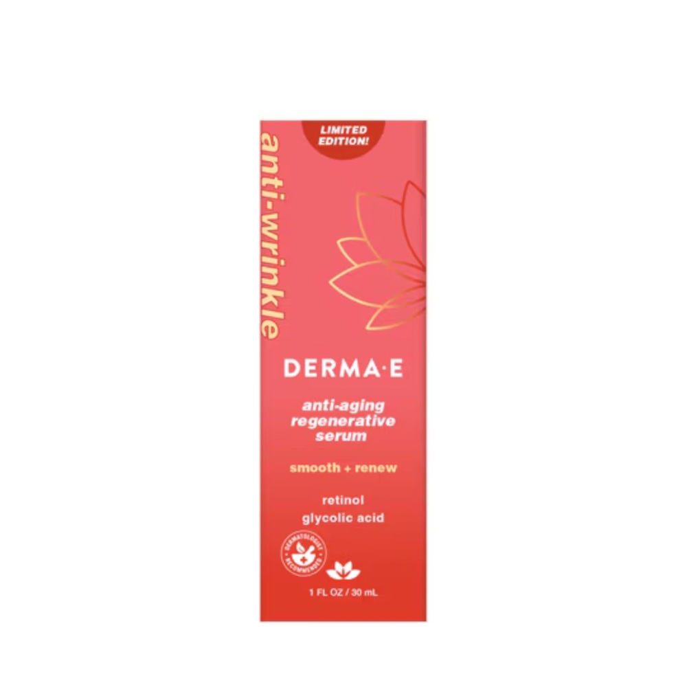 Derma-E | Anti-Aging Regenerative Serum | Smooth & Renew | Retinol Glycolic Acid